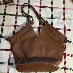 Vince Camuto brown leather tote
